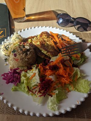 Delicious plate of the day at Raiz in Aveiro