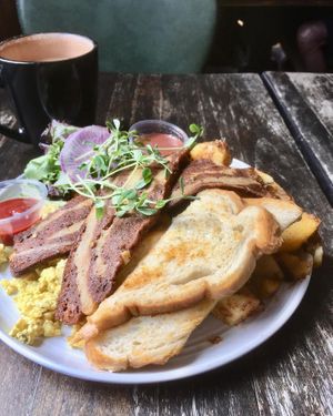 West Coast breakfast plate  at Revelstoke in Peterborough