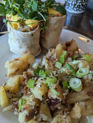 Breakfast burrito at Revelstoke in Peterborough