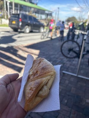 Some croissant with some fruits inside #Veganuary at Beth Lehem Vegano Panadería y Pastelería in Bogota