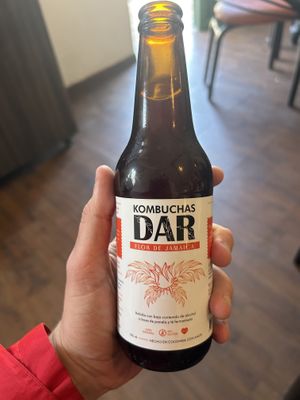 Kombucha #Veganuary at Beth Lehem Vegano Panadería y Pastelería in Bogota