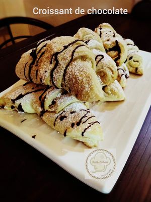 Croissant de chocolate  at Beth Lehem Vegano Panadería y Pastelería in Bogota