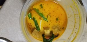 Red tofu curry at Taste of Bangkok in Akron