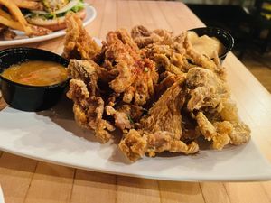 Fried Oyster Mushrooms  at Monnik in Louisville