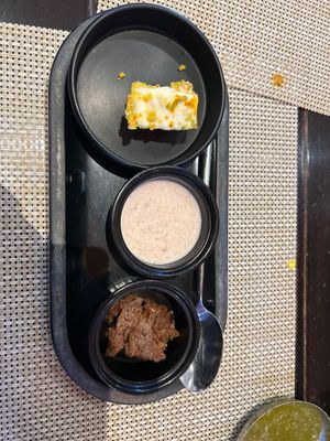 Dessert trio  at Rasoi Ghar in Dubai