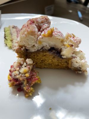 Cranberry pumpkin crumb cake   at Sweet Maresa's in Kingston