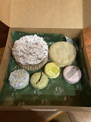 Mmmm what a surprise!! So delicious!  at Sweet Maresa's in Kingston