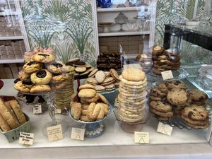 Those brownies in the middle-back are to die for  at Sweet Maresa's in Kingston