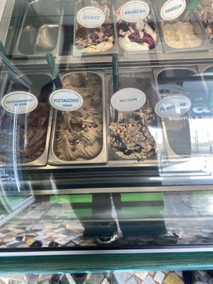   at Gelateria Peter Pan in Cagliari