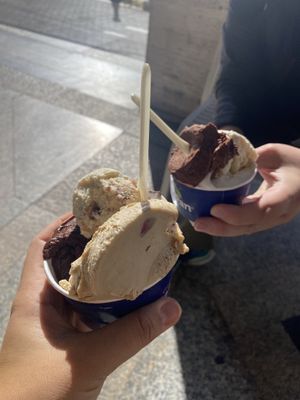   at Gelateria Peter Pan in Cagliari