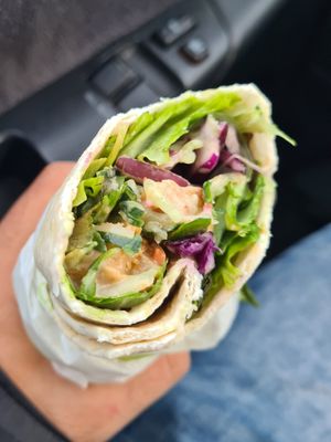 Lanai tempeh wrap at Eazie in Breda