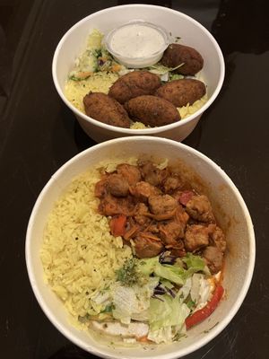 Guliašas and falafeliai (ordered via Wolt)  at Radharane - Ozo  in Vilnius