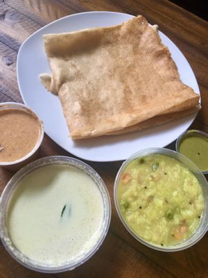 Vegan masala dosa  at Abhiruchi in Sunnyvale