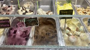 Vegan chocolate  at Gelato Artesenal  in Uvita