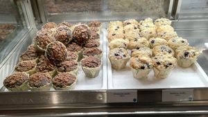 Chocolate & blueberry muffins at Galerie in Dortmund
