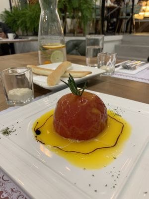 Salad in Tomato at Pure Plants Vegan 原植蔬食 in Taipei