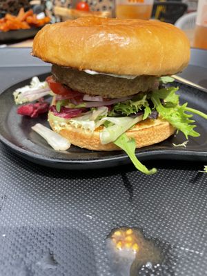 Burger  at La Terraza in Mallorca