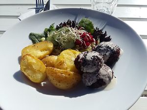 Solid dish of the day at Hey Lucie! in Uppsala