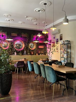 Inside   at Ananda Cafe in St Petersburg