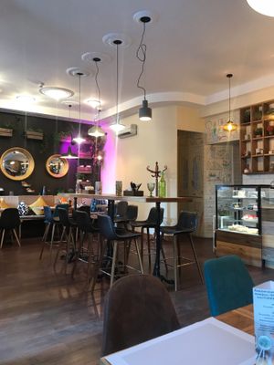 Interior  at Ananda Cafe in St Petersburg