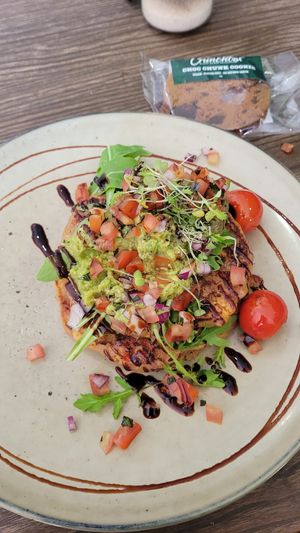 Corn fritters at Hidden in Kelmscott