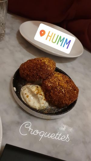 Champignonkroketjes €9,50 at HUMM Restaurant in Antwerpen