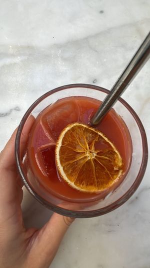 Beet me up juice   at HUMM Restaurant in Antwerpen