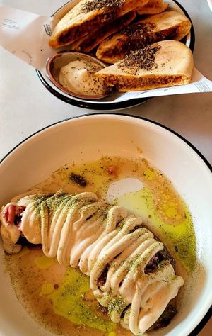 Arayes und Slowbergine 2.0  at HUMM Restaurant in Antwerpen