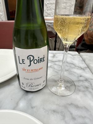 Pear cider  at HUMM Restaurant in Antwerpen