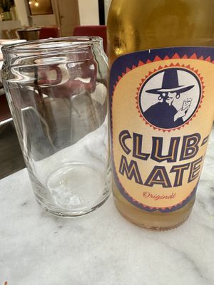 Club mate  at HUMM Restaurant in Antwerpen