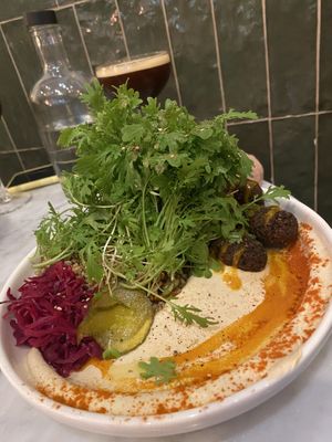 Amazing falafels  at HUMM Restaurant in Antwerpen