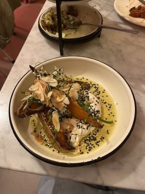 Sweet potato  at HUMM Restaurant in Antwerpen