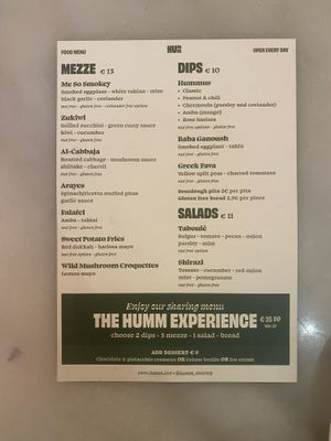   at HUMM Restaurant in Antwerpen