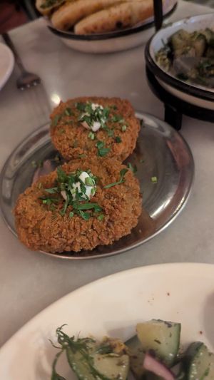 Mushroom croquettes (♥️) at HUMM Restaurant in Antwerpen