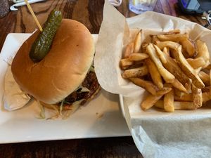 Vegan Korean beef sandwich at Busboys and Poets - Langston Lofts in Washington