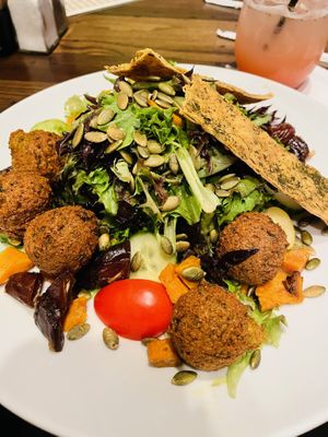Falafel Salad  at Busboys and Poets - Langston Lofts in Washington