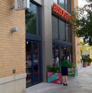 entrance at Busboys and Poets - Langston Lofts in Washington