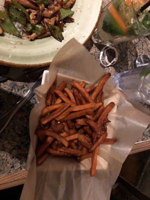 Sweet potato fries at Busboys and Poets - Langston Lofts in Washington