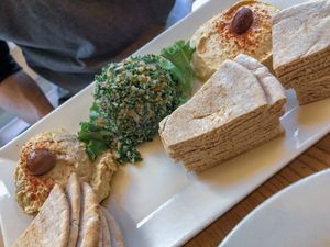 V mezzeh plate  at Busboys and Poets - Langston Lofts in Washington