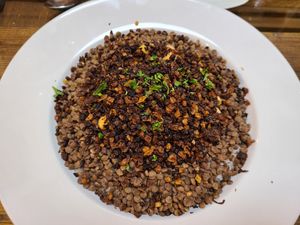 Koshari at Koshari Mama in Somerville