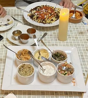 Our dinner  at Koshari Mama in Somerville