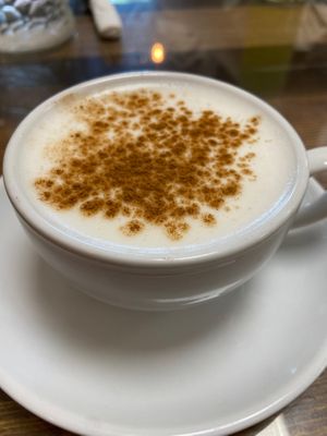 sahleb tea  at Koshari Mama in Somerville