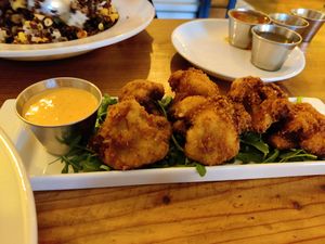 Fried cauliflower app at Koshari Mama in Somerville
