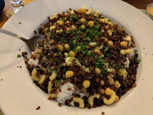 Koshari at Koshari Mama in Somerville