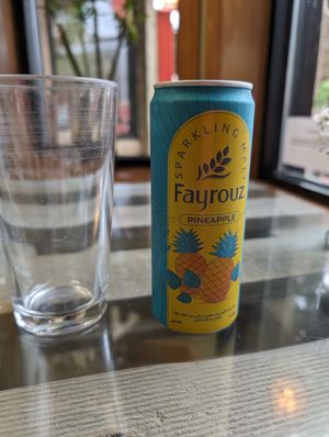 Egyptian soda at Koshari Mama in Somerville