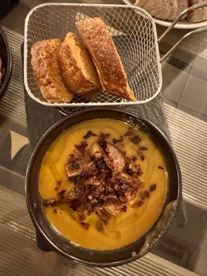 Lentil soup  at Koshari Mama in Somerville