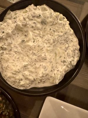 Mente (mint yogurt cucumber)  at Koshari Mama in Somerville