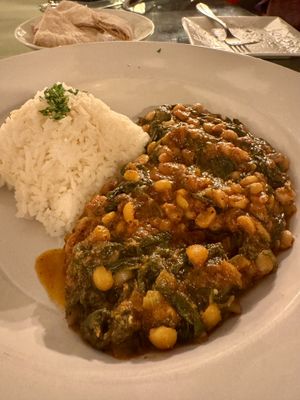 Spinach stew, recommend!  at Koshari Mama in Somerville