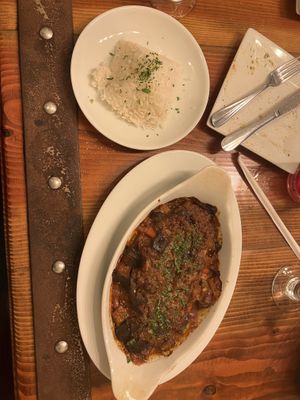 Moussaka  at Koshari Mama in Somerville