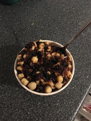 Koshari, extra spicy! at Koshari Mama in Somerville